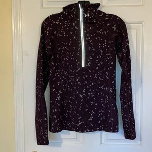Dark purple Under Armour cold gear quarter zip